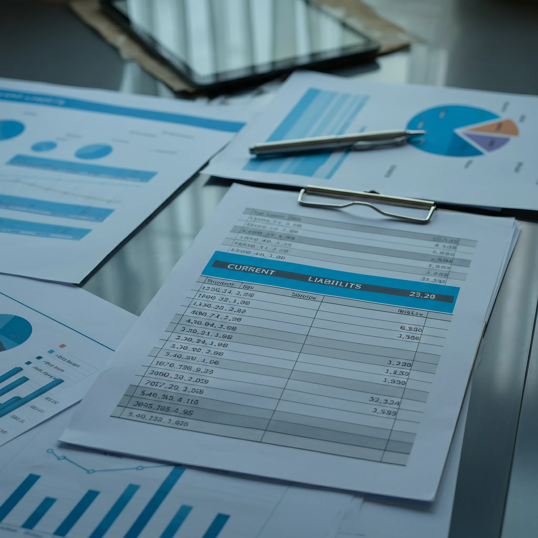 current liabilities list