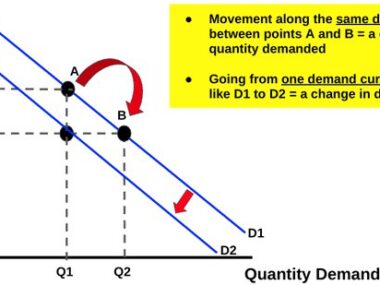 the horizontal axis of a graph that shows a market demand curve indicates the